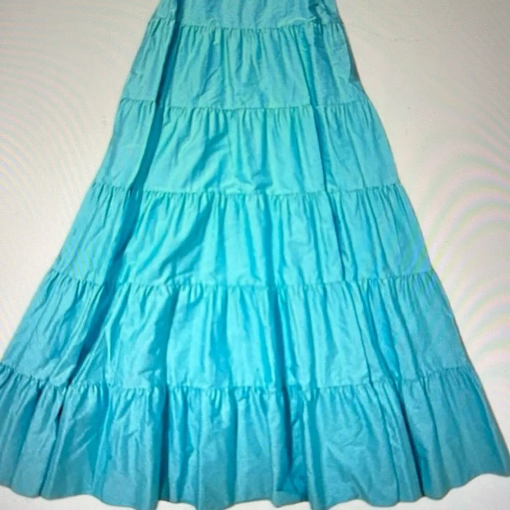 Alice + Olivia Shayla Puffed Sleeve Tiered Maxi Dress - Picture 8 of 12